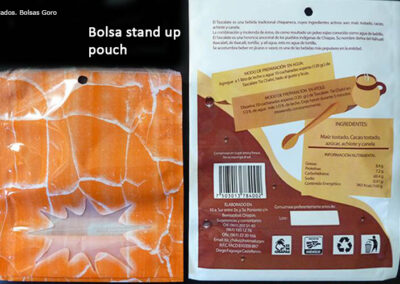 Bolsa stand up pouch